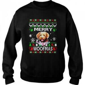 Merry Woofmas Bordoodle Christmas Shirt